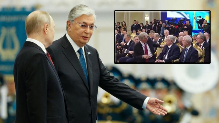 Kazakistan Cumhurbaşkanı geleneği bozdu! Rus heyeti büyük şaşkınlık yaşadı