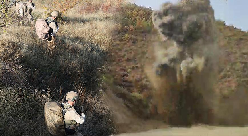 5 taburdan oluşan timlerden PKK’ya ağır darbe! Her şey yerle bir edildi