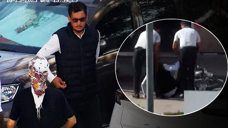 Otaparkta sevgilisine gözcülük yaptı! Suçüstü yakalandı