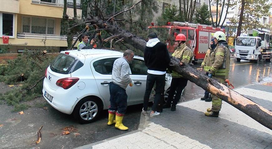 Maltepe’de korku dolu anlar! Altında kalmaktan son anda kurtuldu