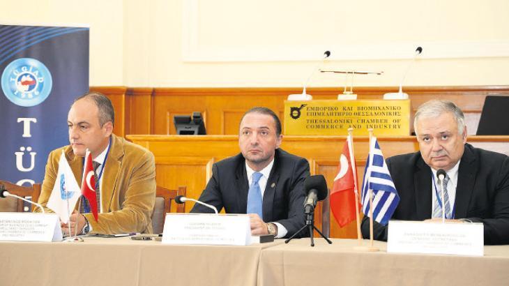 Selanikli sanayicilerle bir araya geldiler