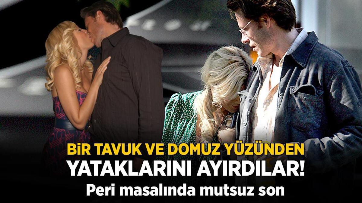 Ünlü çiftin peri masalında mutsuz son! Bir tavuk ve domuz yüzünden yatak odalarını ayırdılar