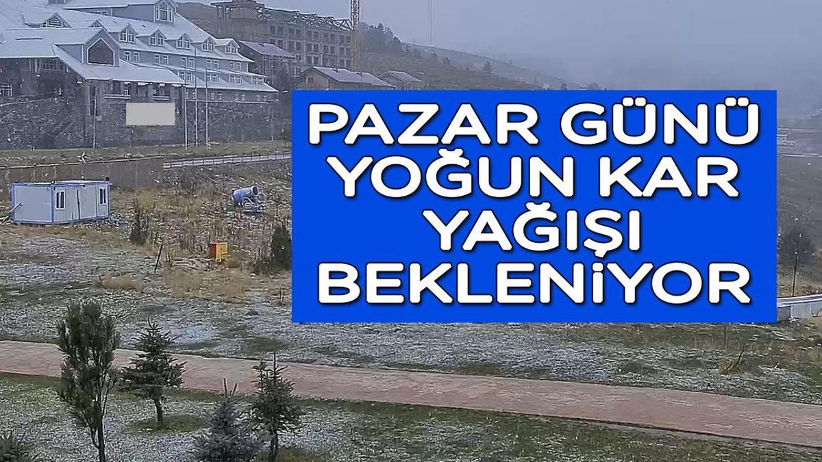 Uludağ’da pazar günü yoğun kar yağışı bekleniyor