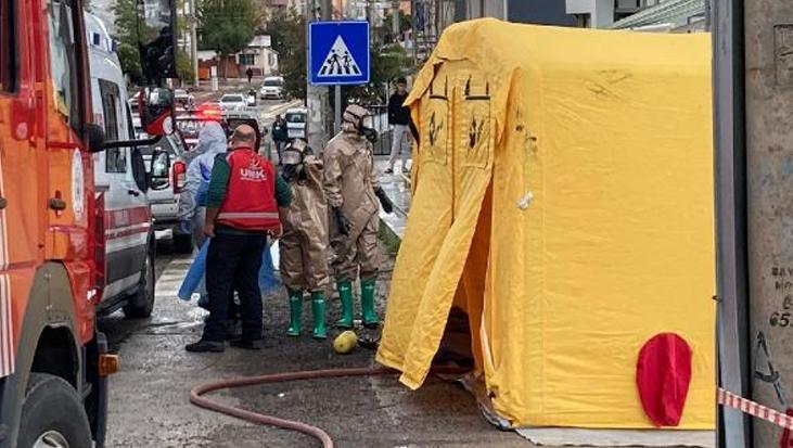 Kargo şubesinde kimyasal sızıntı paniği! Benzoil klorür tespiti