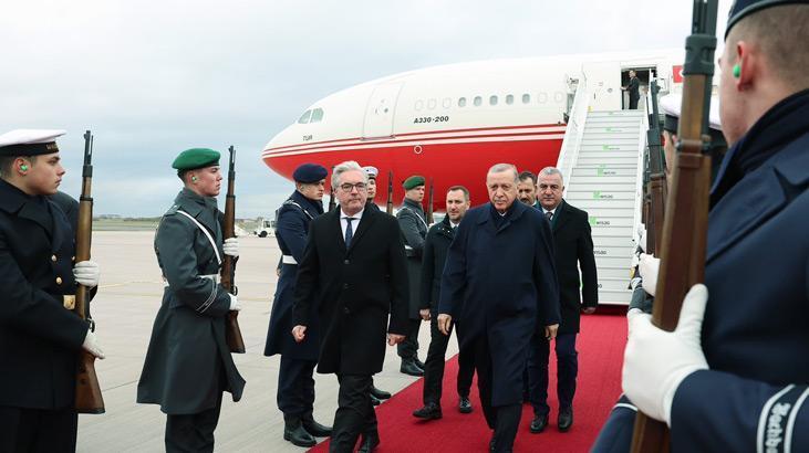 Cumhurbaşkanı Erdoğan Almanya’da! İşte masadaki konular