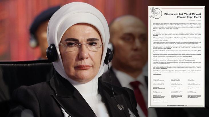 Emine Erdoğan’dan Gazze için acil ateşkes çağrısı