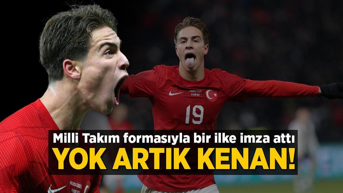 Yok artık Kenan Yıldız! A Milli Futbol Takımı formasıyla bir ilk