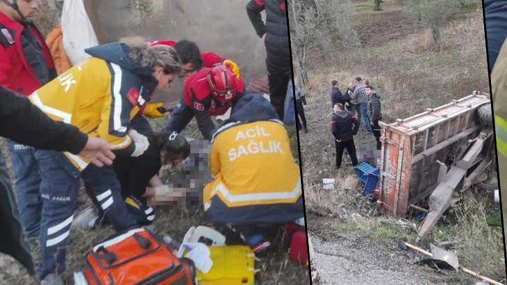 Balıkesir’de feci kaza! Otomobil ile traktör çarpıştı: 1 ölü, 5 yaralı