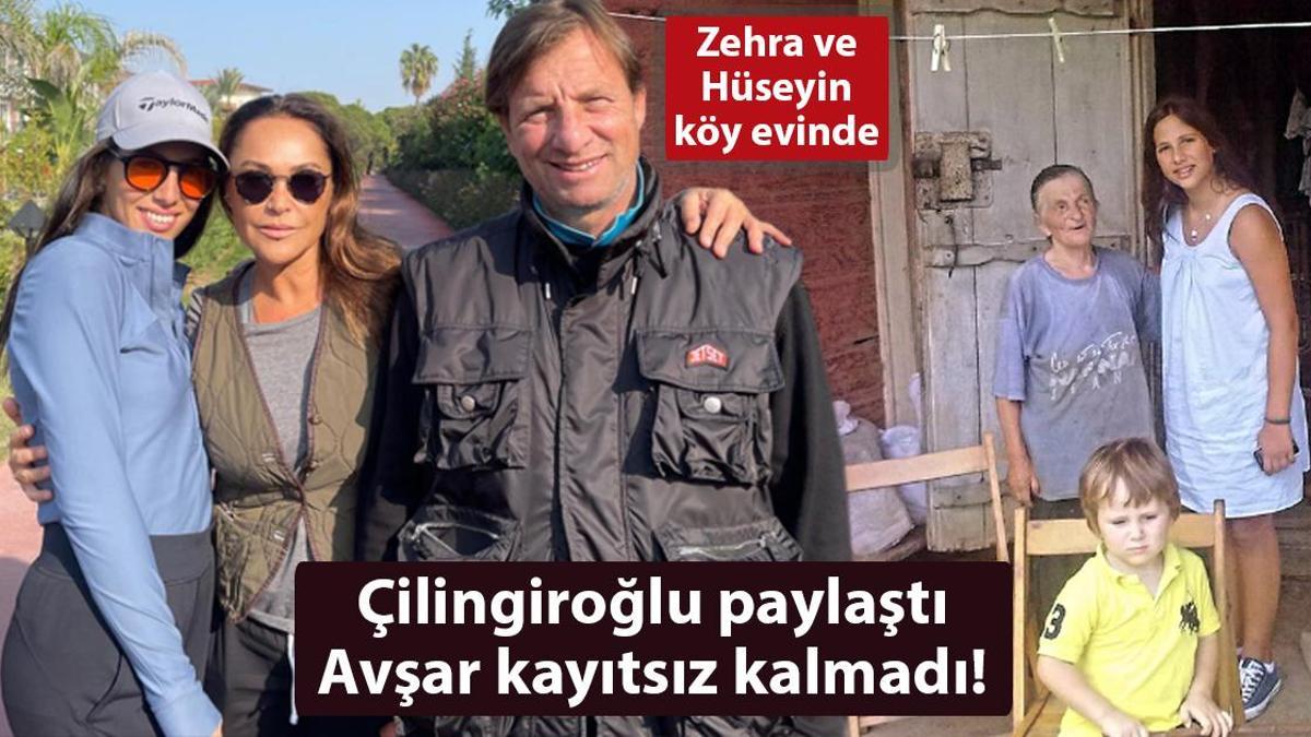 Kaya Çilingiroğlu’nun çocukları Zehra ve Kaya köy evinde!