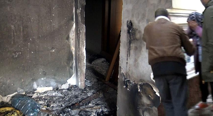 Avcılar’da akılalmaz anlar! Oturduğu evi benzin dökerek yaktı