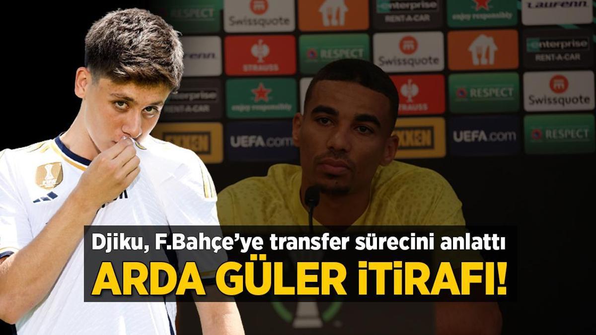 Fenerbahçe’de Alexander Djiku’dan Arda Güler itirafı! Transfer sürecini anlattı