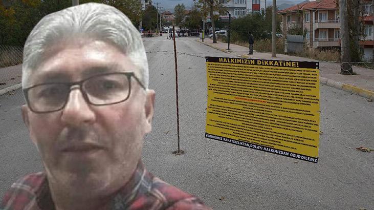 Mahkeme kararını gerekçe gösterdi, yolu trafiğe kapattı