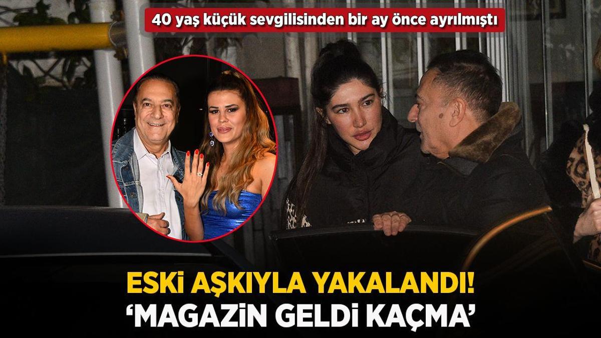 Mehmet Ali Erbil eski aşkıyla yakalandı! ‘Magazin geldi, kaçma’