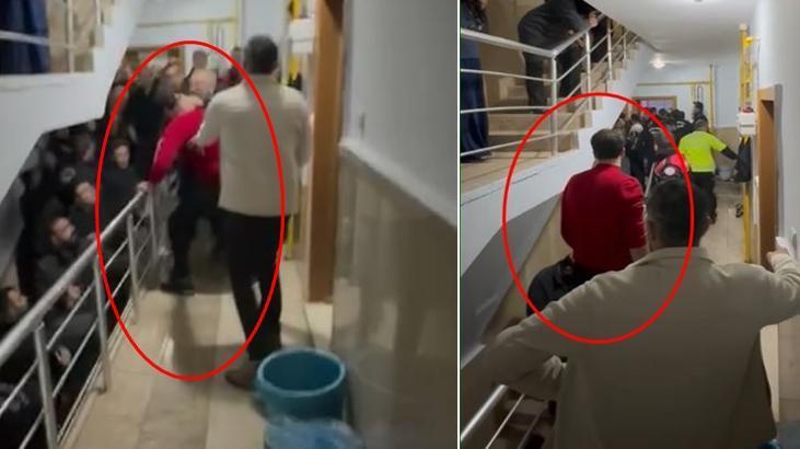 Eve giren hırsız ev sahibini dışarı atıp kapıyı kilitledi!