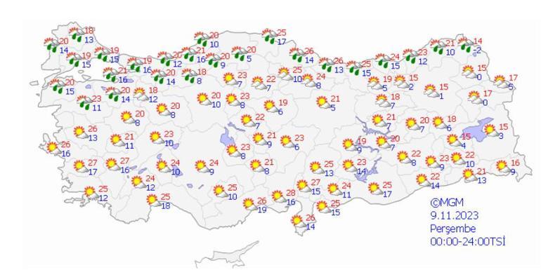 Meteoroloji saat vererek duyurdu! Kuvvetli yağış uyarısı: O ile dikkat