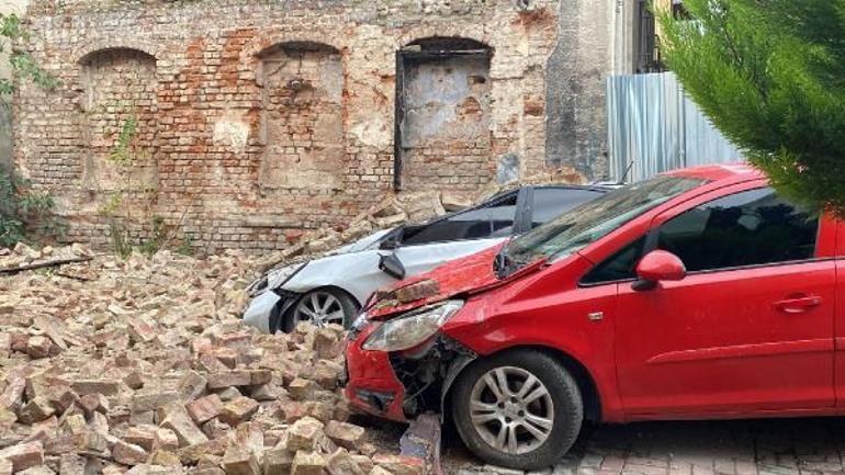 İstanbul'da binada çökme