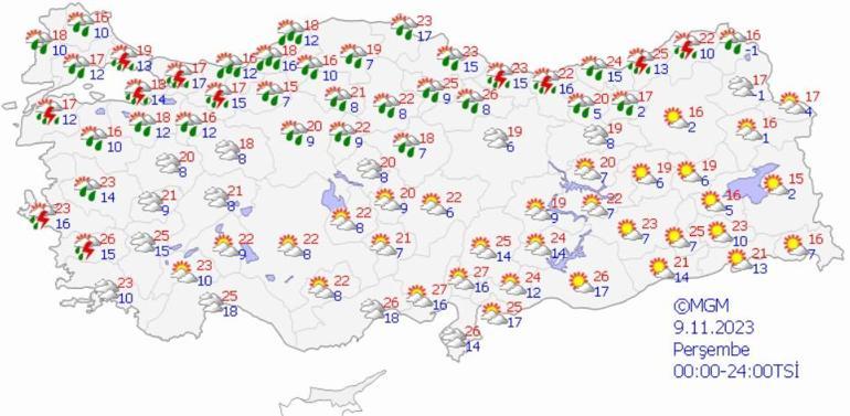 Güneşli günler yerini yağışlara bırakıyor! Sıcaklık düşecek, yağışlar artacak