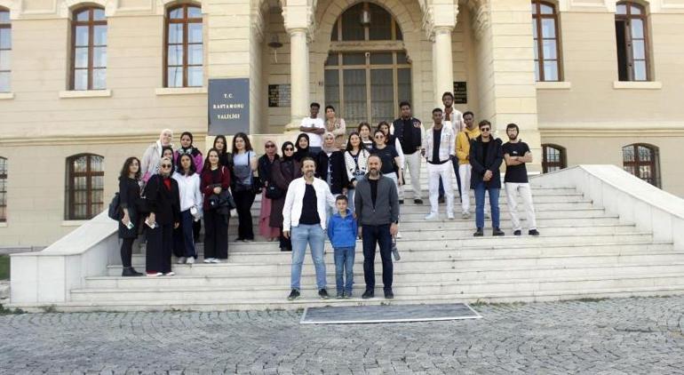 Kastamonu Üniversitesine gelen öğrencilere şehir turu