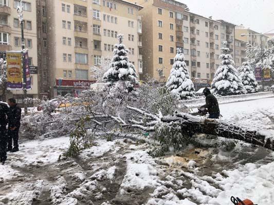 Erzurum'da kar esareti! Hayat durma noktasına geldi