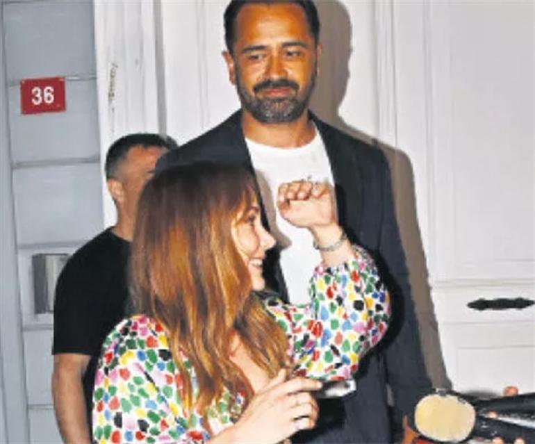 Umut Duygu, Burçin Terzioğlu'na siper oldu!