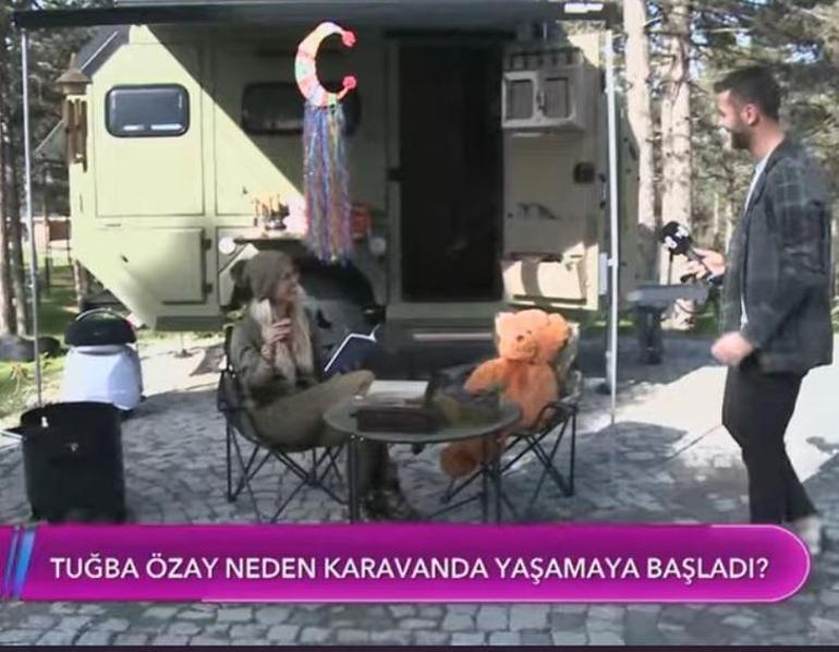 Tuğba Özay karavanda yaşamaya başladı! 'Bende insan korkusu var'