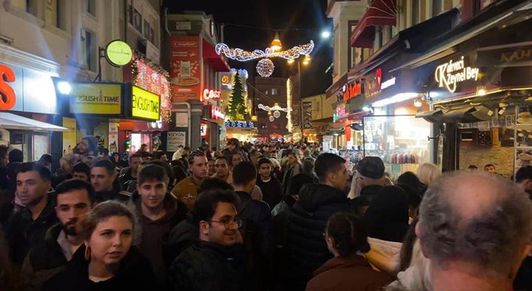 Kadıköy'de yılbaşı telaşı! Havadan böyle görüntülendi