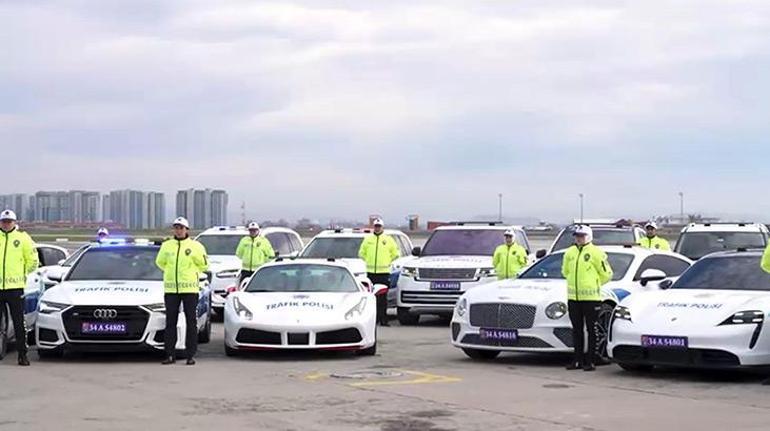 Polise verilen lüks araçlar İstanbul sokaklarında