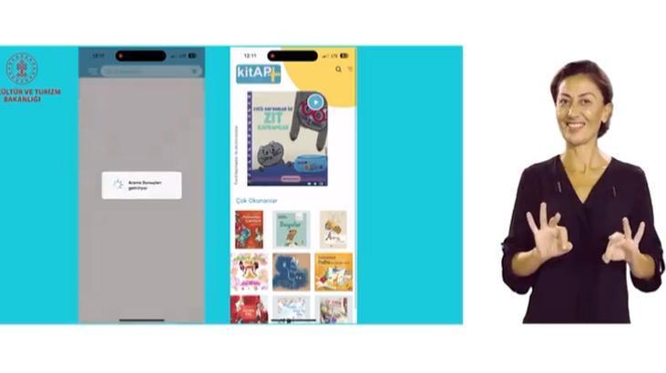 Bakanlıktan işitme engelliler için ‘KitapArtı’ uygulaması