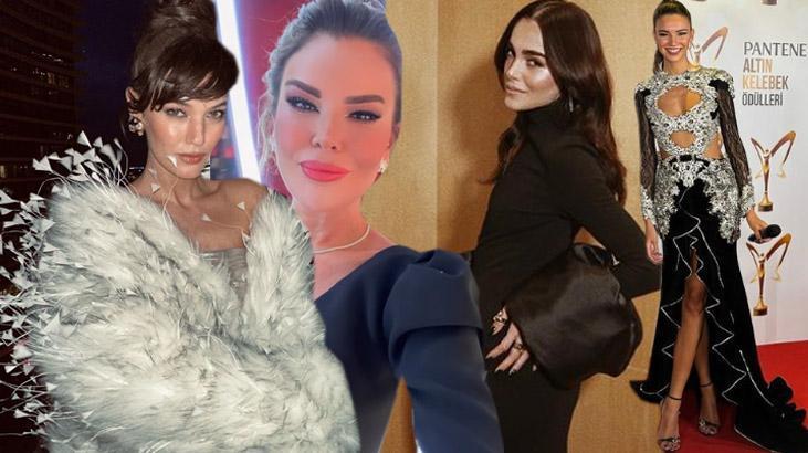 Altın Kelebek’te ünlülerin şıklık yarışı!