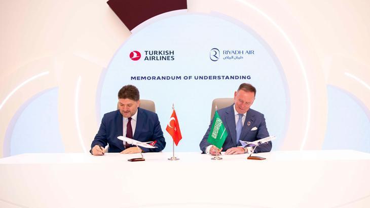 THY ile Riyadh Air arasında iş birliği anlaşması
