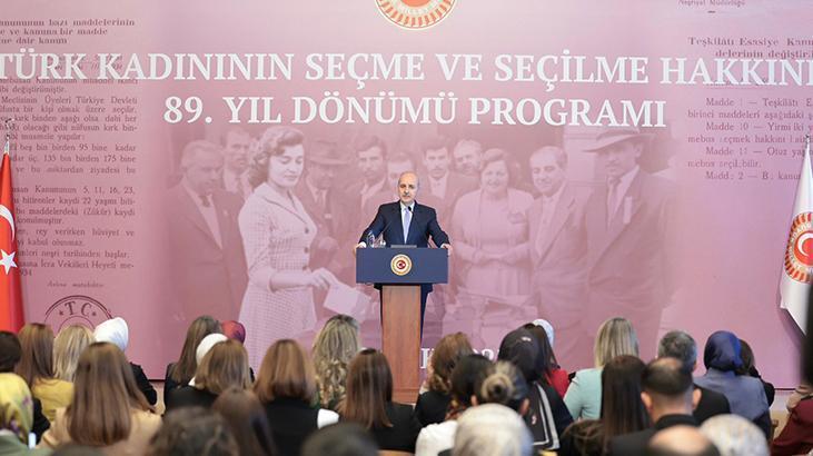 TBMM Başkanı Kurtulmuş’tan ‘güçlü aile’ ve ‘güçlü kadın’ vurgusu