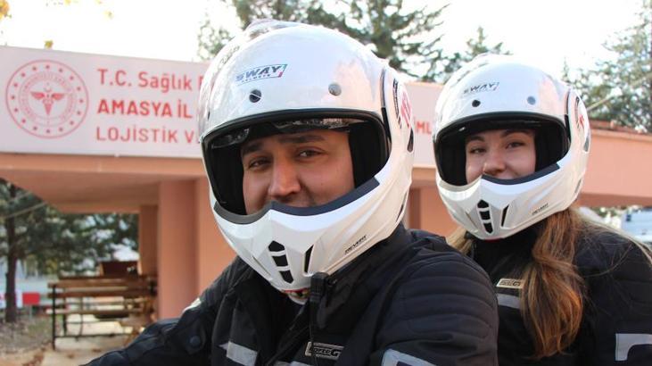 Bakan Koca paylaşmıştı! Sağlık çalışanı çift motosiklet ambulansla hayat kurtarıyor