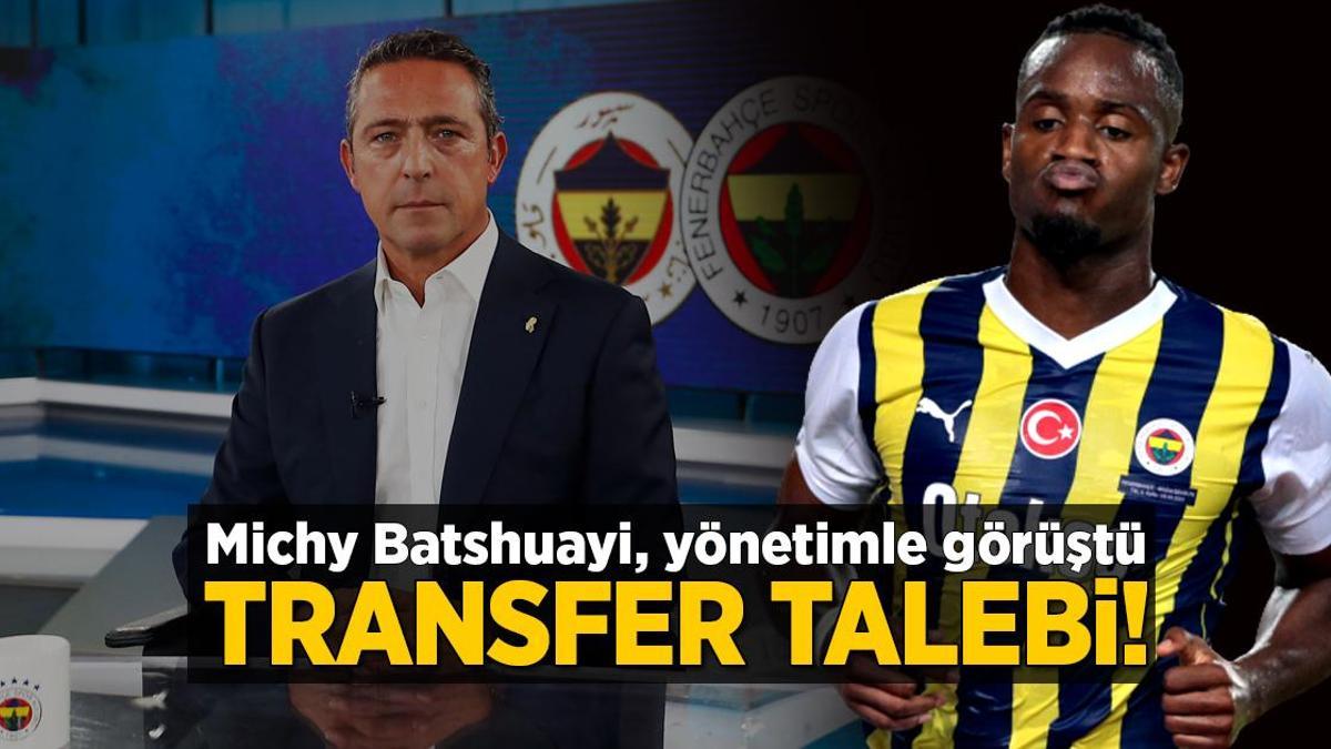 Fenerbahçe’de Michy Batshuayi yönetimle görüştü! Transfer talebinde bulundu