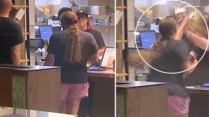 Restoranda çalışanın yüzüne yemek fırlattı! Hapisten zor kurtuldu