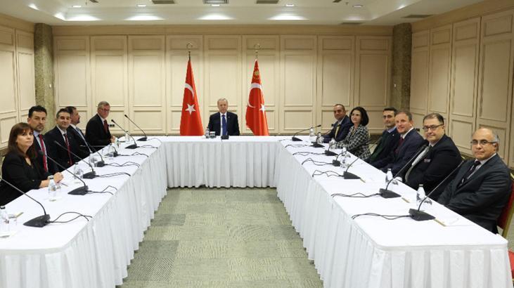 Cumhurbaşkanı Erdoğan TOTBİD üyelerini kabul etti