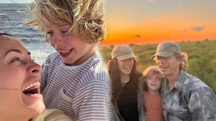 Mick Jagger ve Melanie Hamrick’in oğulları Deveraux 7 yaşında