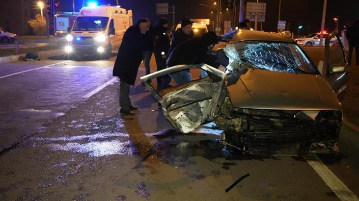 Kaza sonrası sürücü şoka girdi! ‘Biz neredeyiz, bize mi çarptılar?’