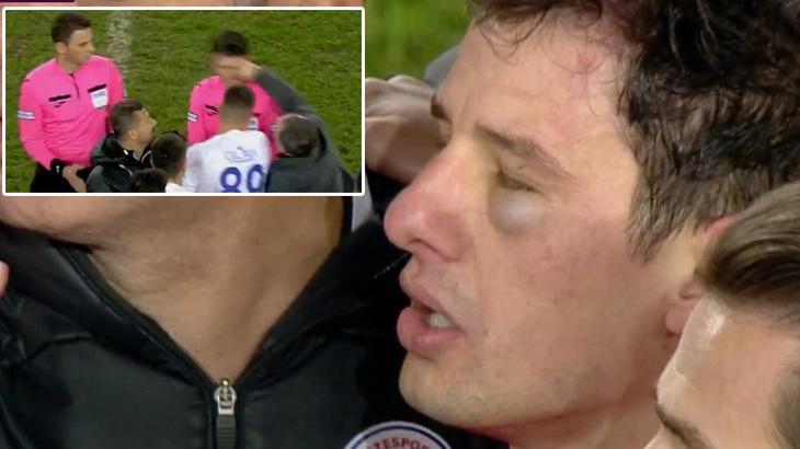 Ankaragücü Başkanı Faruk Koca’dan Halil Umut Meler’e yumruklu saldırı!