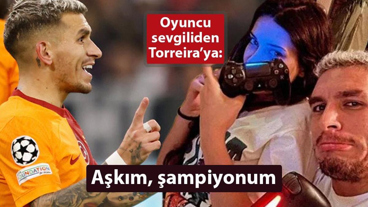 Devrim Özkan’dan Lucas Torreira’ya: Aşkım, şampiyonum!