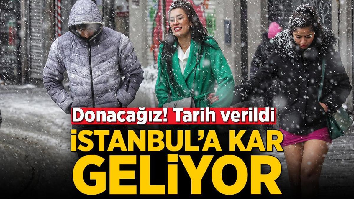 Son dakika… Meteoroloji yeni haritayı paylaştı! İstanbul’a kar geliyor