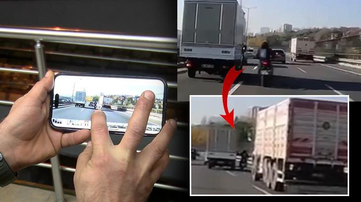 Bariyerlere sıkıştırdı: En sol şeritten en sağ şeride beni sürükleyerek geçti