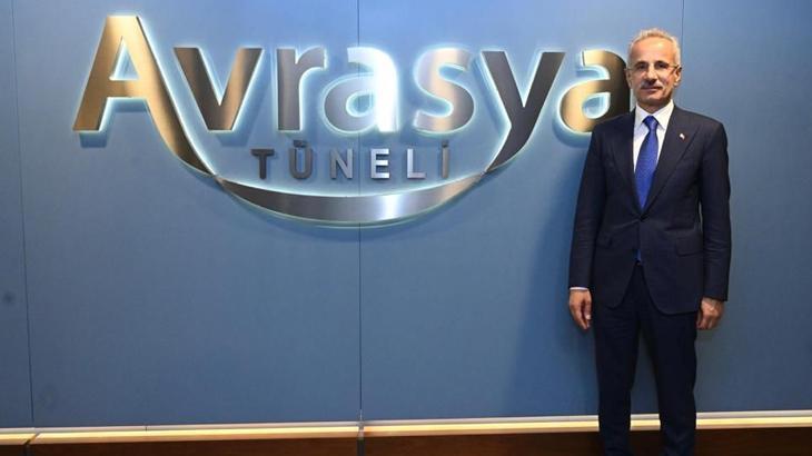 Bakan Uraloğlu’ndan Avrasya Tüneli açıklaması: Ekonomiye katkı 1.5 milyar dolar