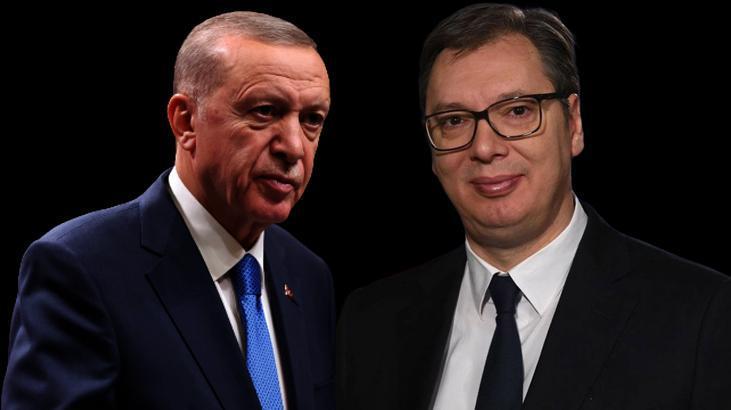 Erdoğan, Sırbistan Cumhurbaşkanı Aleksandar Vucic’in seçim zaferini kutladı