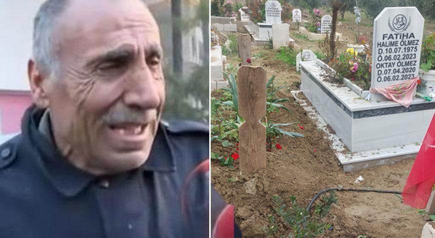 Cebinde bisküvi ile enkaz başında çocuklarını beklemişti! Hayatını kaybetti