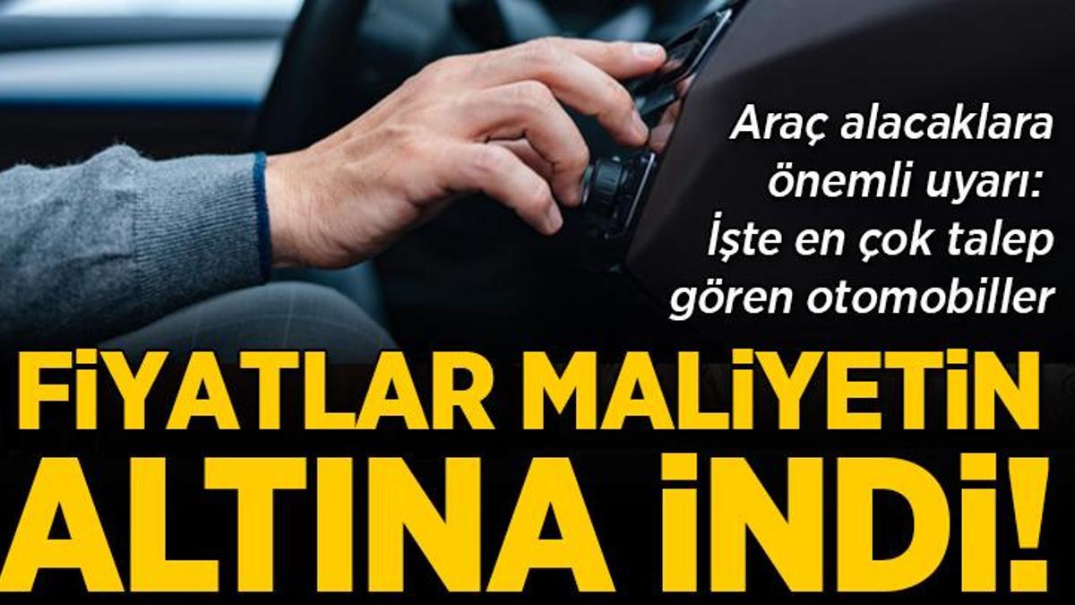 Yeni yıl öncesi araç almak isteyenler dikkat: Fiyatlar maliyetin altına indi!
