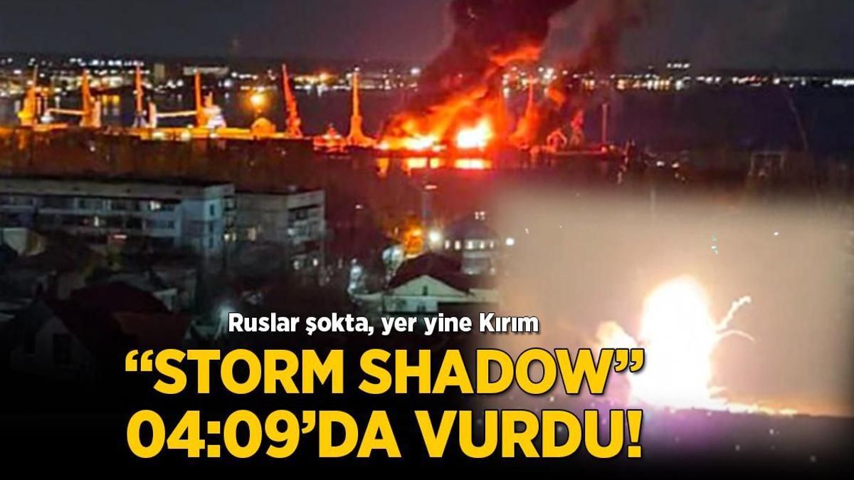 ‘Storm Shadow’ 04:09’da vurdu! Ruslar şokta, yer yine Kırım