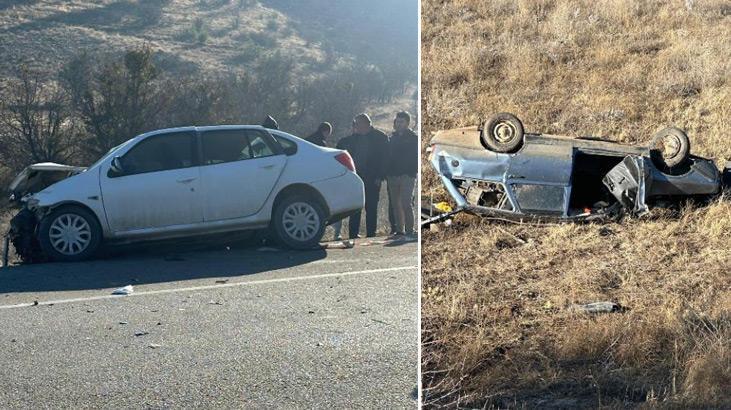 Burdur’da 3 otomobil çarpıştı! 1 ölü, 5 yaralı