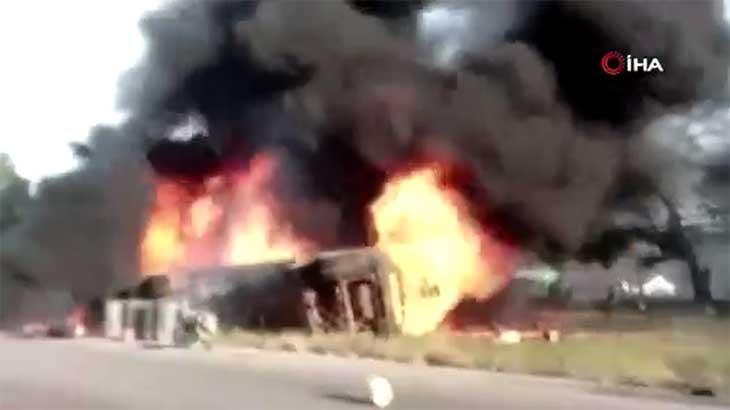 Liberya’da yakıt tankerinde patlama! En az 40 ölü