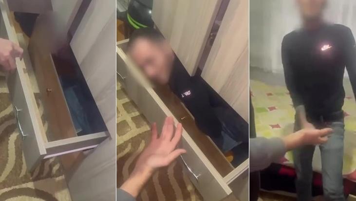 Çekmeceden çıktı! Evi giren polisler şaşkına döndü