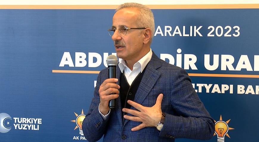 Bakan Uraloğlu ulaştırma yatırımlarına değindi: Hepsi bir mühendislik eseri